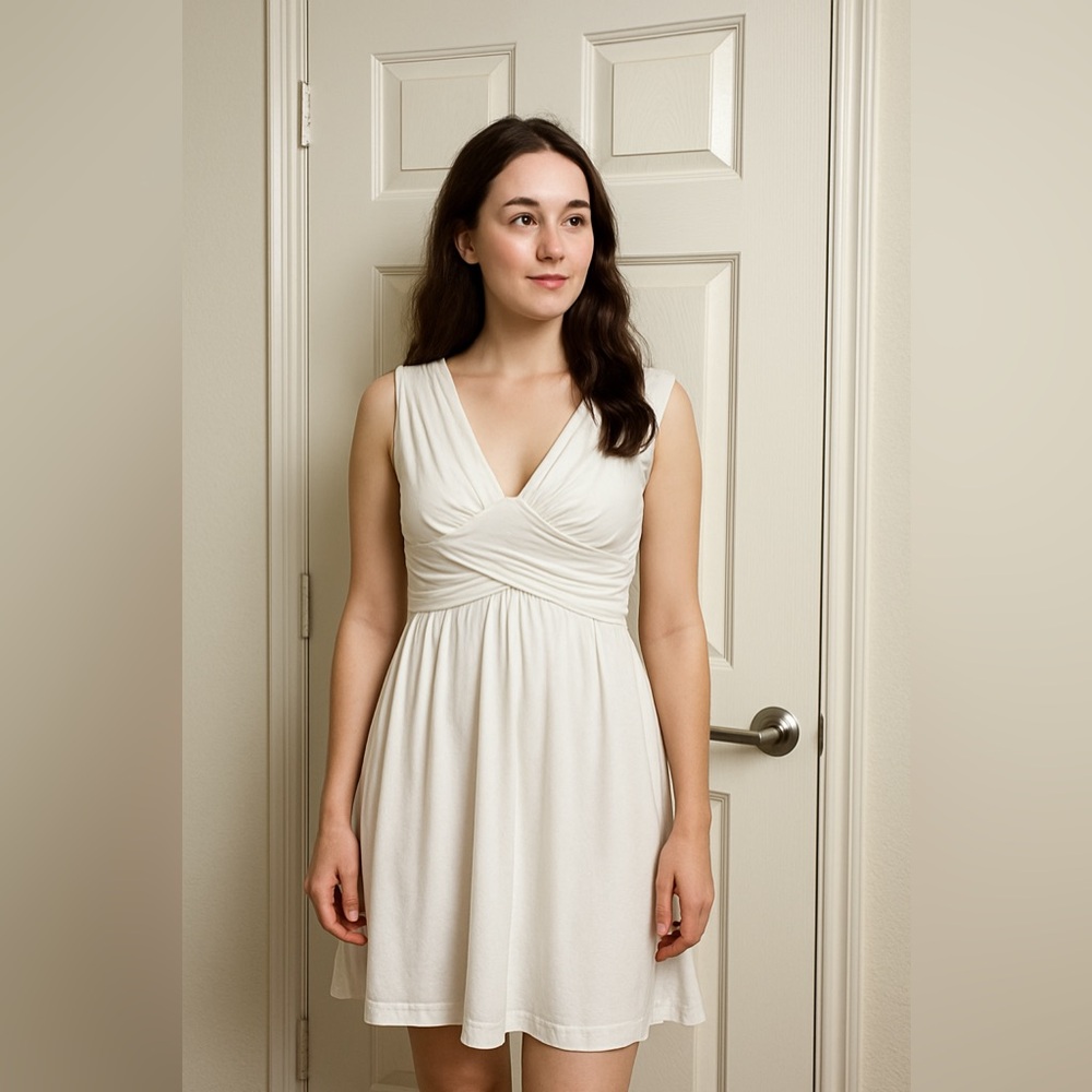 bebe white Dress